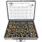 Boltsandnuts.Com Inch Grade 8 Hex Flange Frame Bolts & Lock Nuts Yellow Assortment - 352PCS Assortment Kit #104 - alternate 1